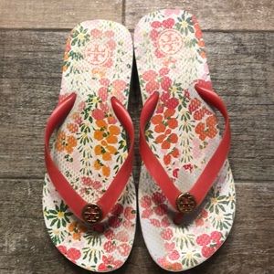 Tory Burch Raised Flip Flops